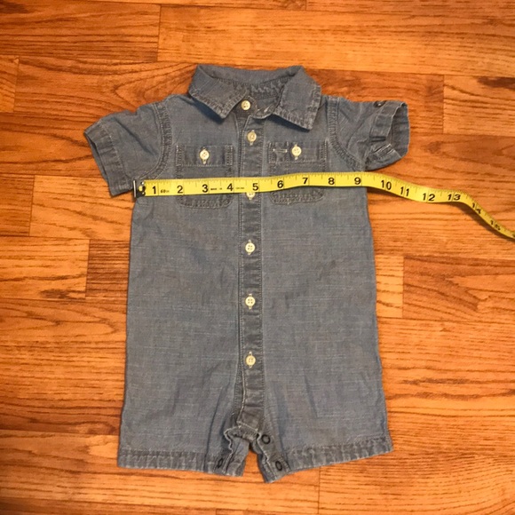 Ralph Lauren Denim Romper 3 Months - Picture 9 of 10